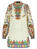 Etro Multicolor Cotton Short Dress