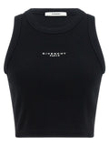 Givenchy Black Cotton Sleeveles T-Shirt