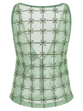 PINKO Bicolor Polyester Tank Tops