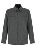 Herno Gray Polyester Full-Length Jacket