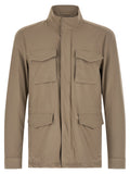 Herno Beige Polyamide Full-Length Jacket