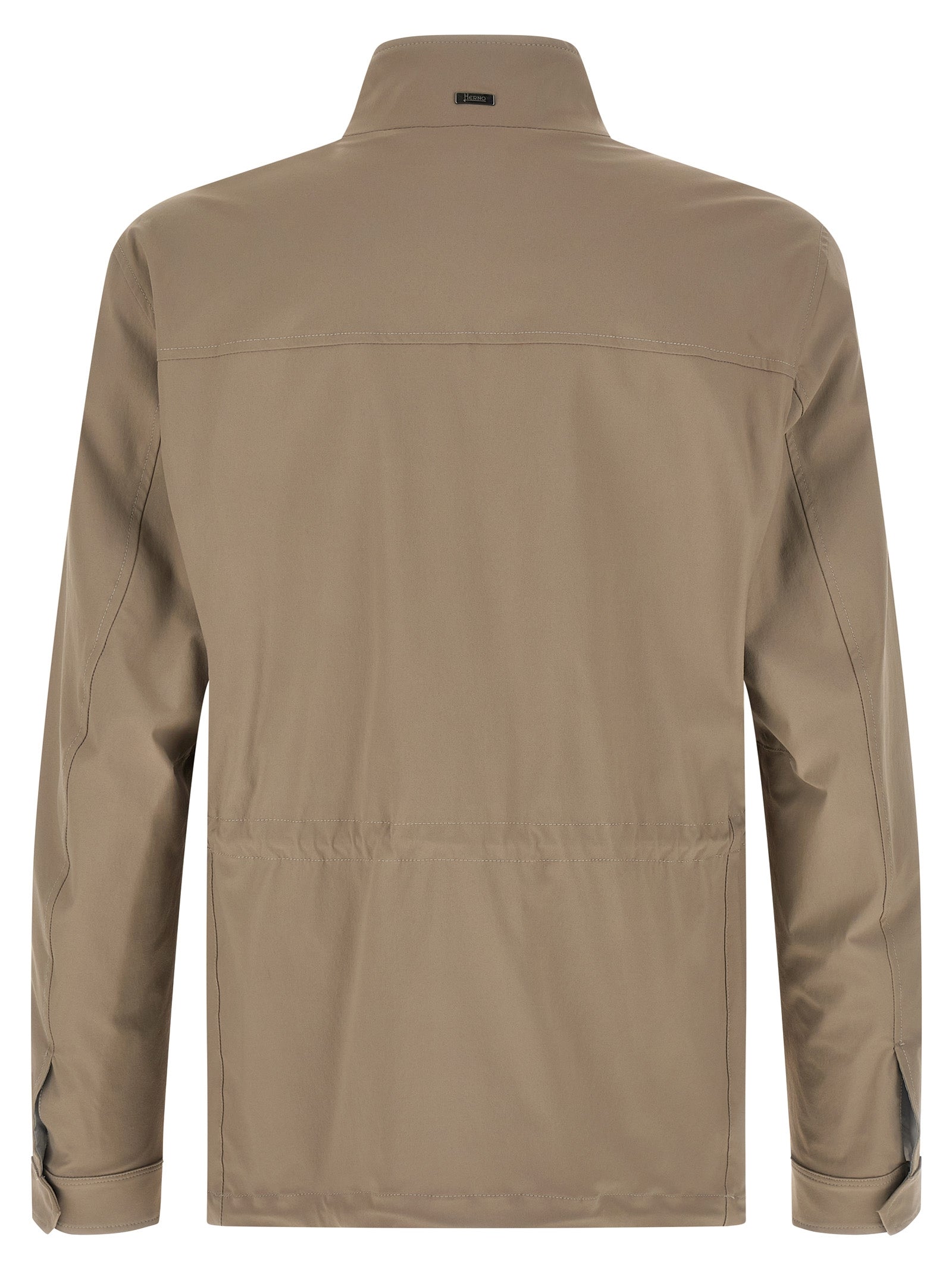 Herno Beige Polyamide Full-Length Jacket