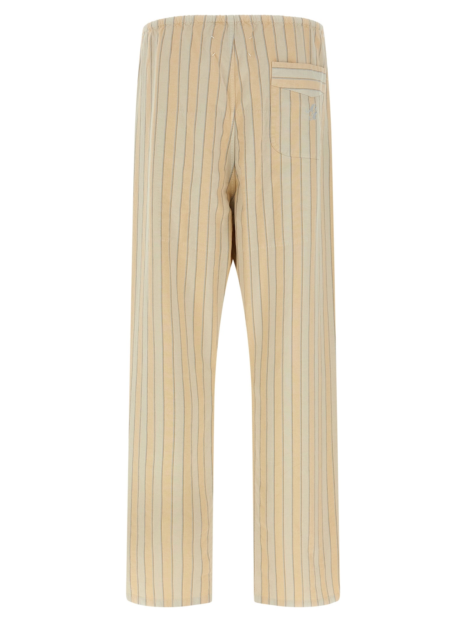 Maison Margiela Beige Cotton Bottoms Sleepwear