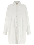 Herno White Cotton Blouse