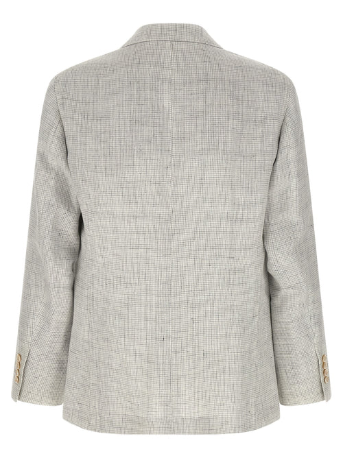 Brunello Cucinelli Beige Linen Blazer