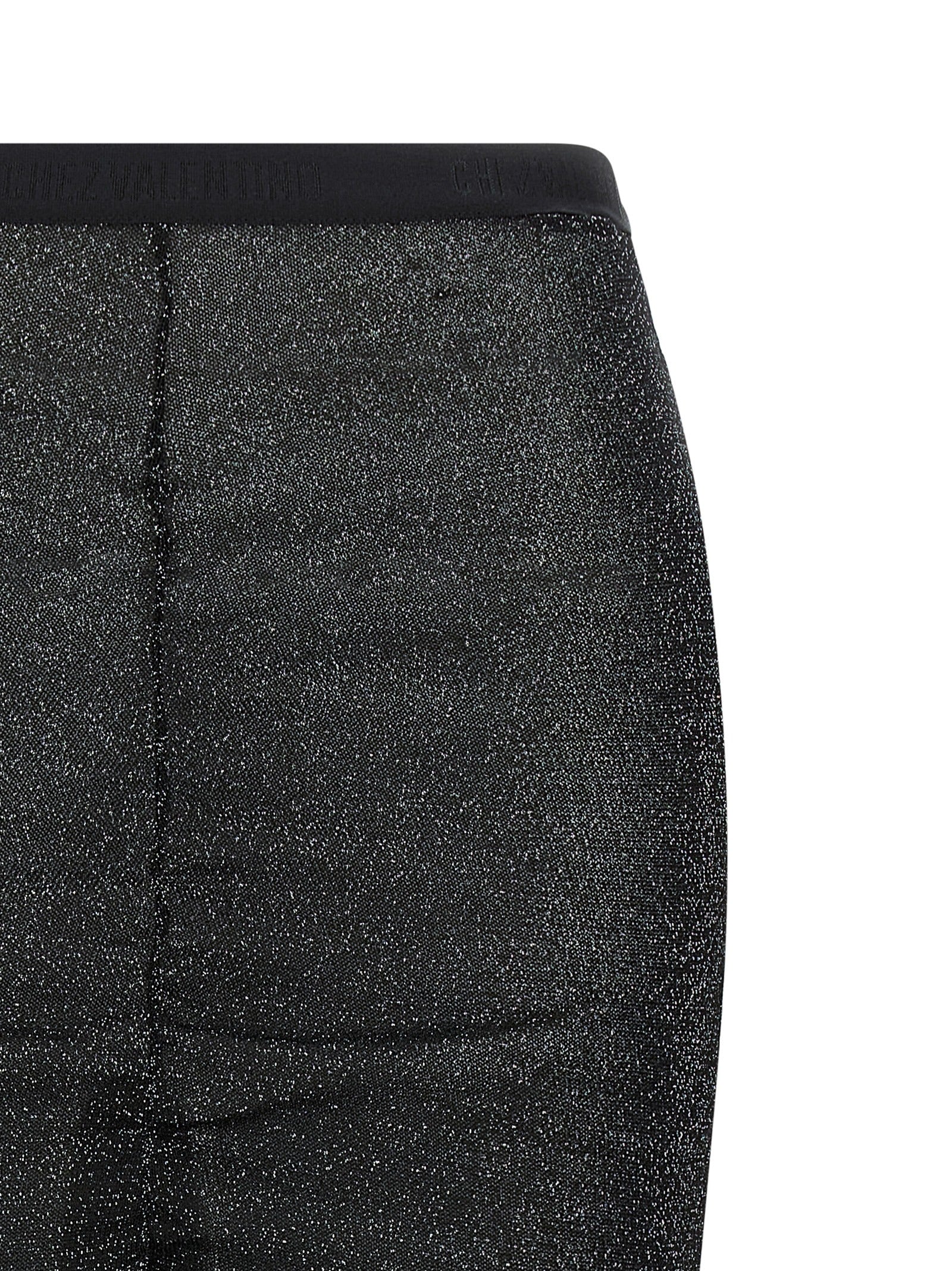 Valentino Garavani Black Viscose Midi Skirt
