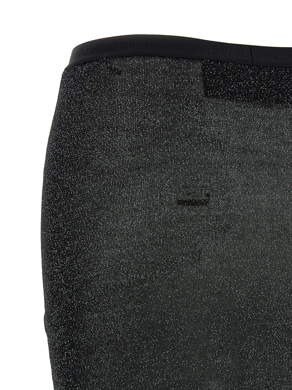 Valentino Garavani Black Viscose Midi Skirt