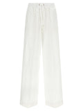 Herno White Cotton Casual Pants