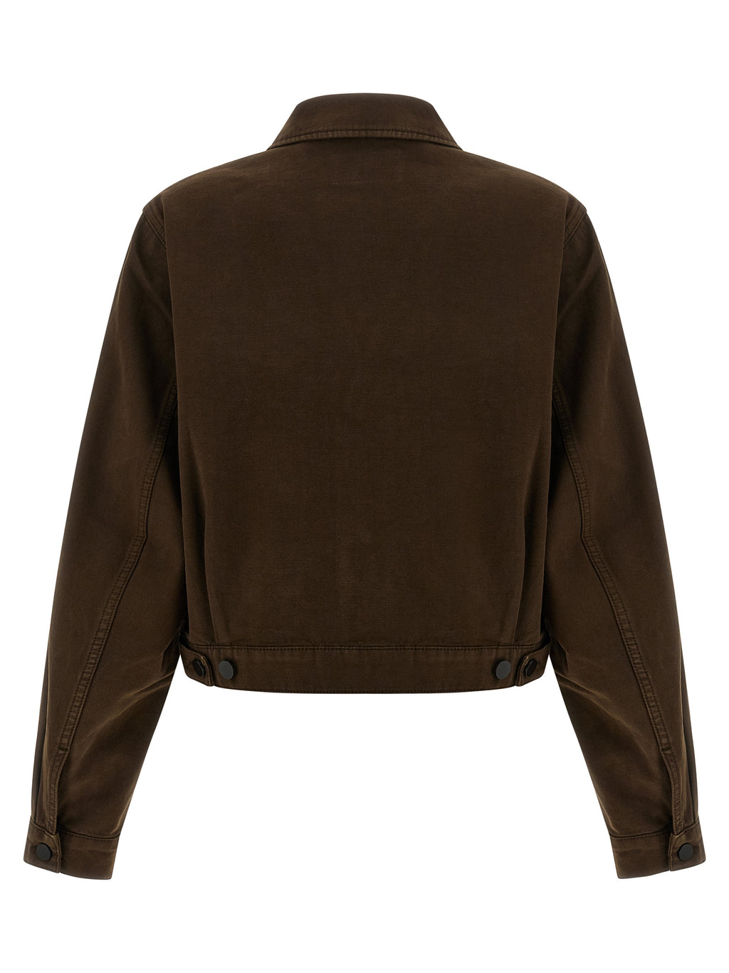 Lemaire Brown Cotton Denim Jacket