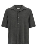 Brunello Cucinelli Gray Linen Blouse
