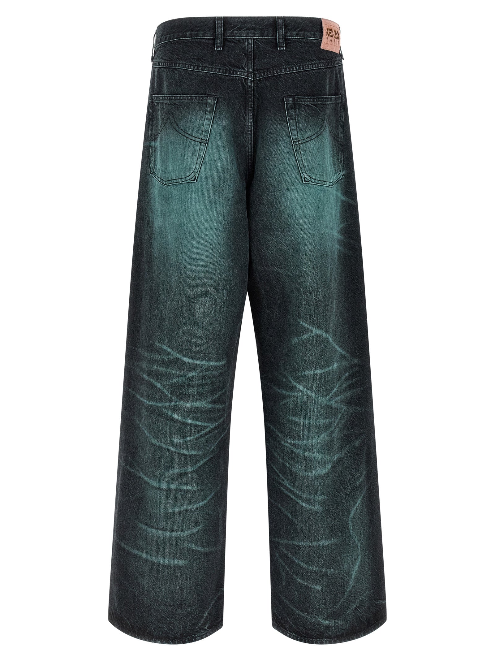 Kenzo Blue Cotton Jeans Denim