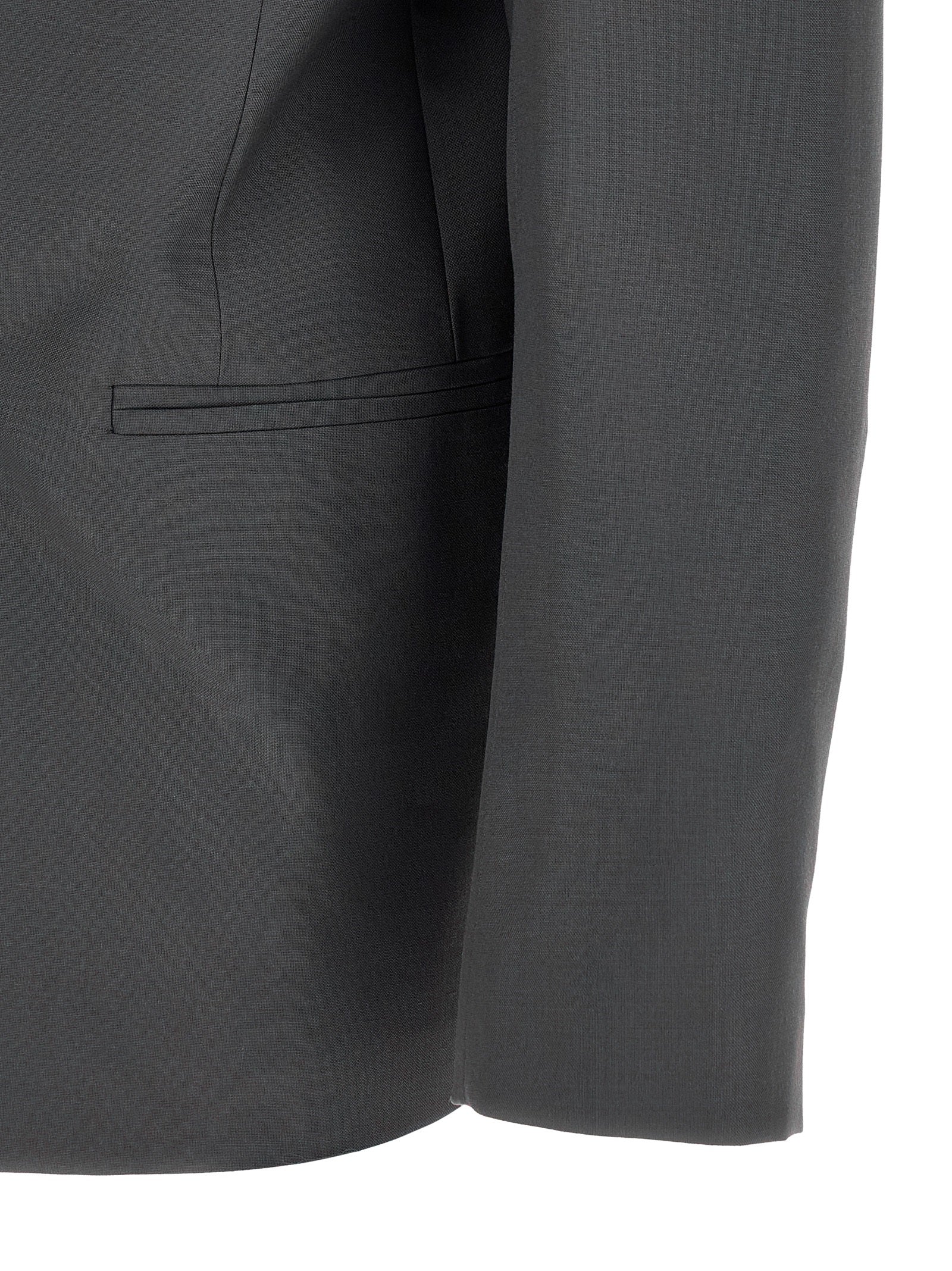 Lemaire Gray Polyester Blazer
