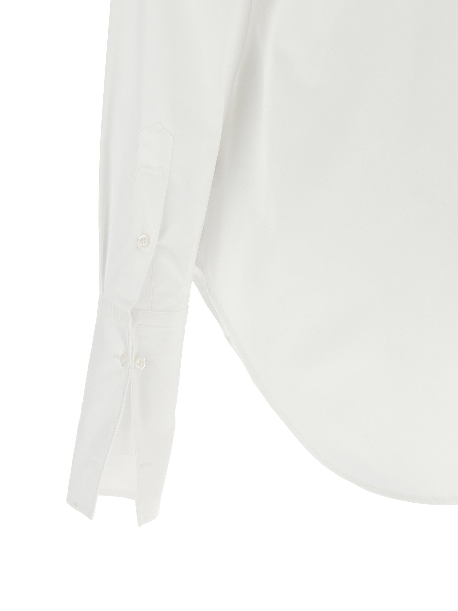 Thom Browne White Cotton Blouse