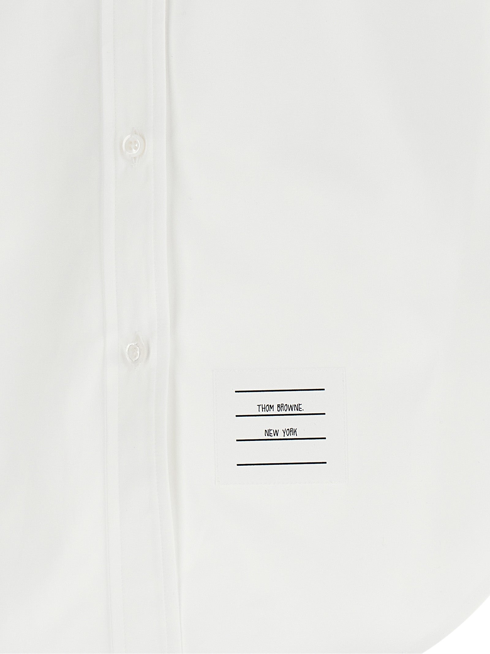 Thom Browne White Cotton Blouse