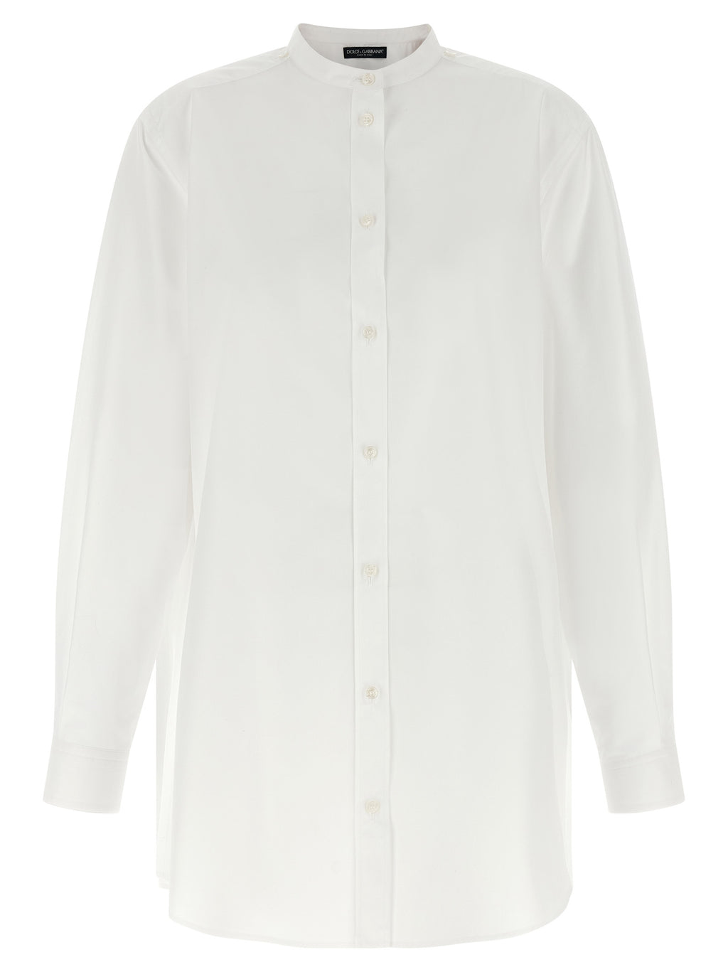 Dolce & Gabbana White Cotton Blouse