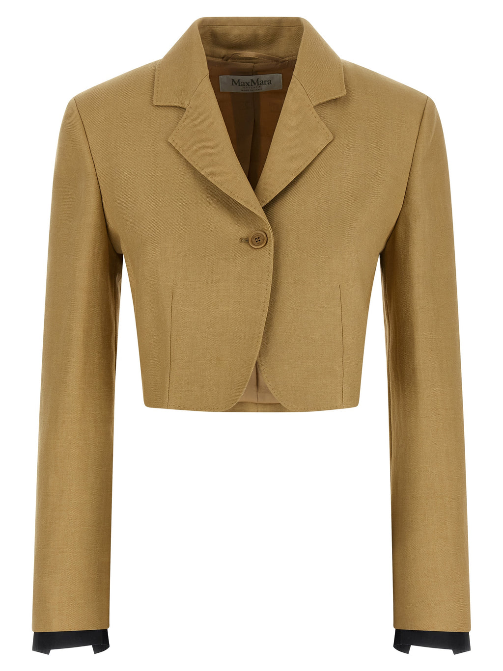 Max Mara Beige Linen Blazer