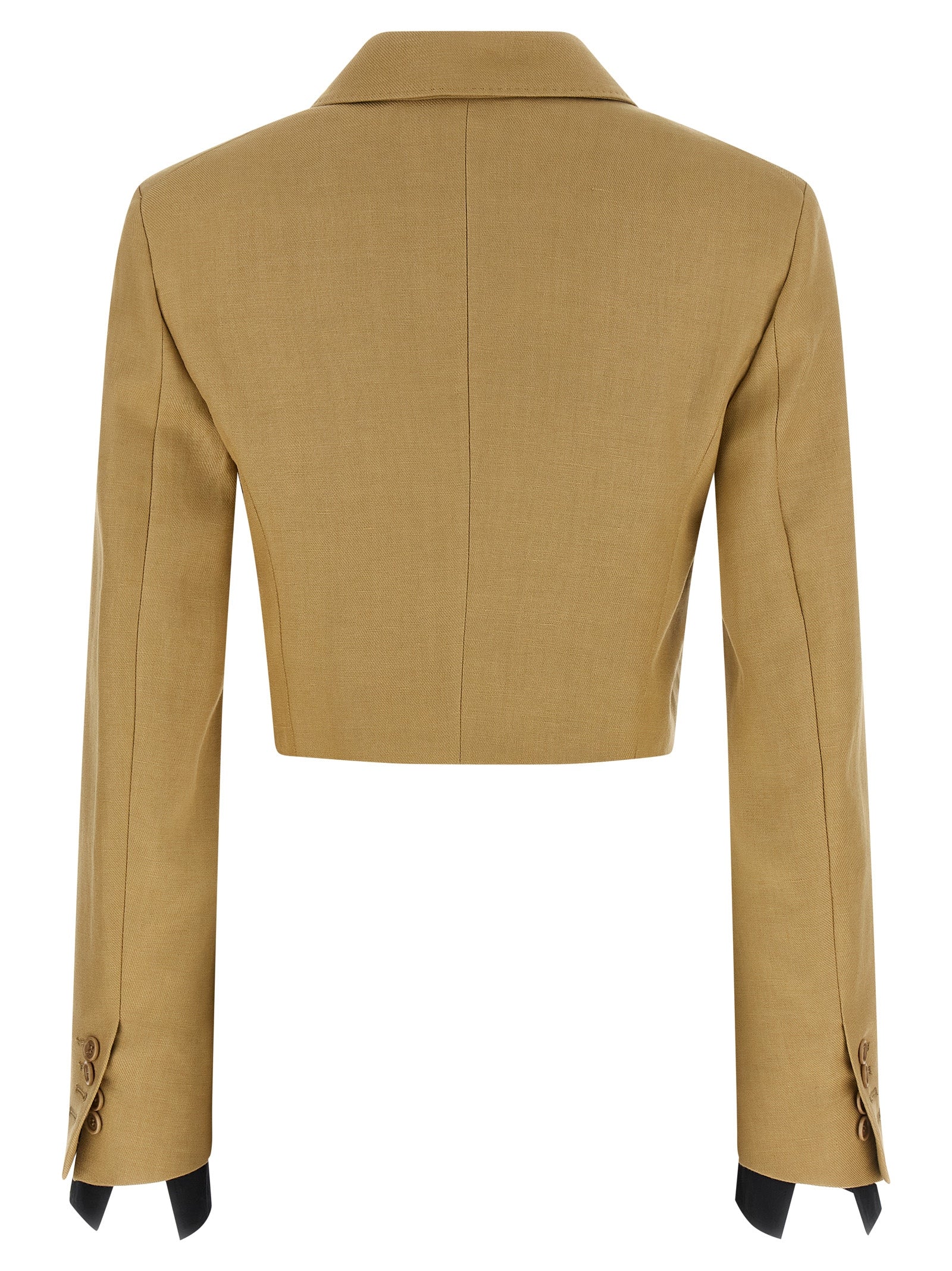 Max Mara Beige Linen Blazer