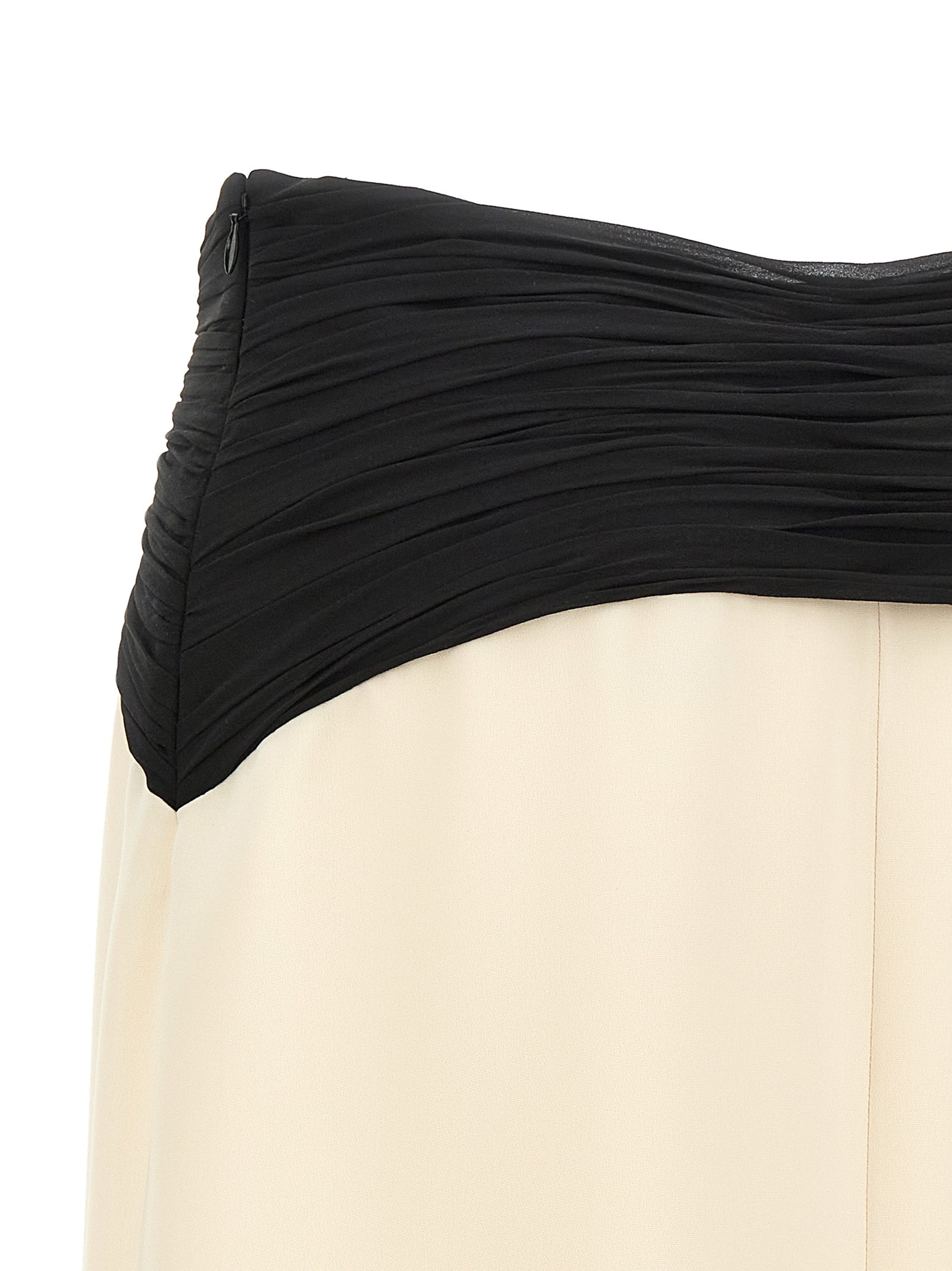 Valentino Garavani Bicolor Silk Mini Skirt
