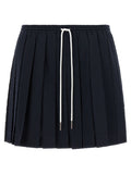 Thom Browne Blue Wool Long Skirt