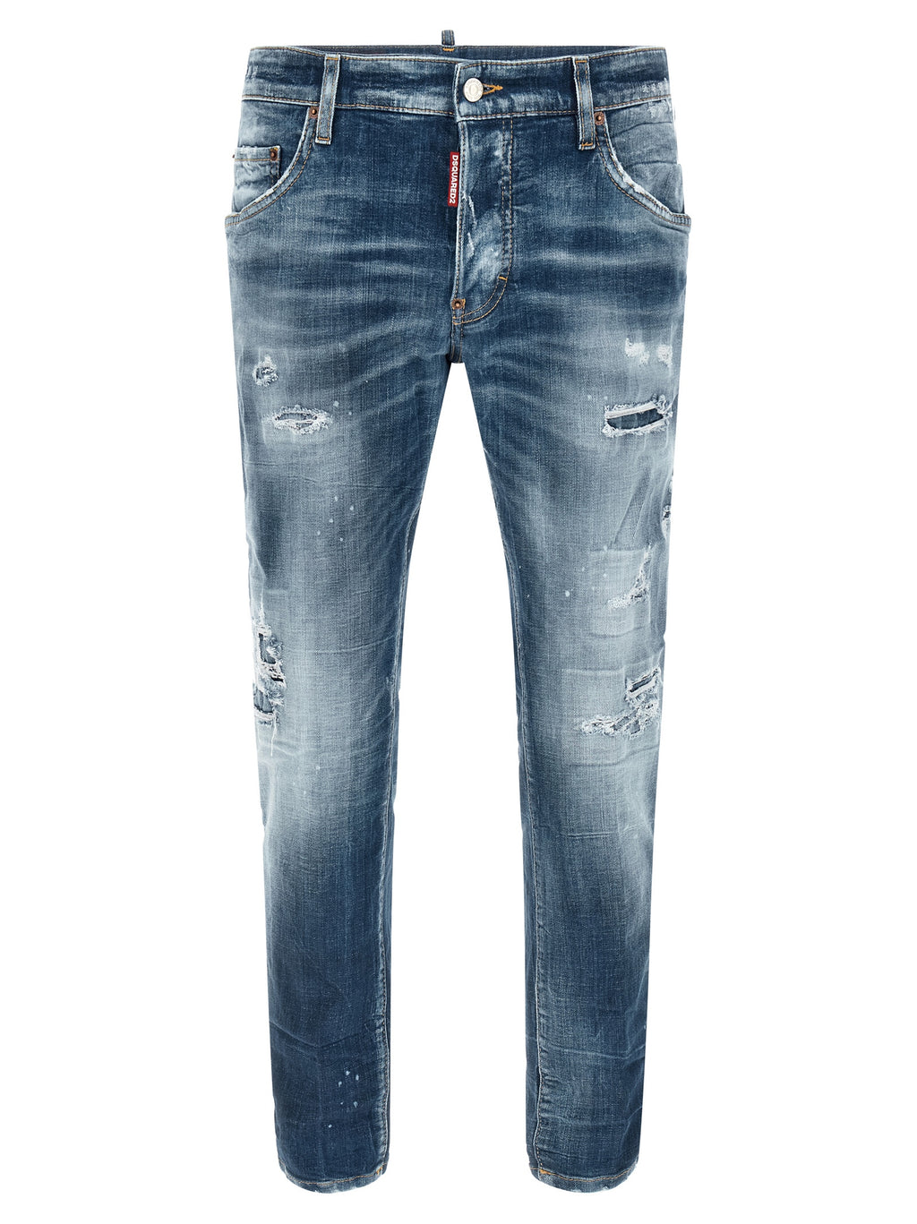 Dsquared² Blue Cotton Boyfriend Jeans