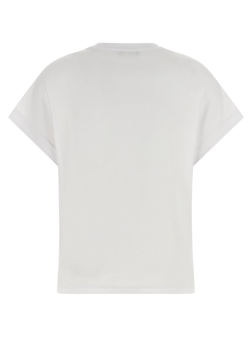 Balmain White Cotton T-Shirt