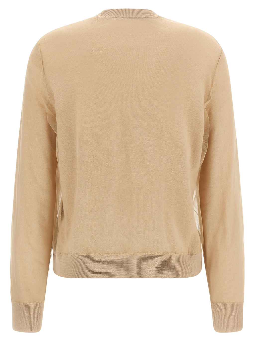 Fabiana Filippi Brown Virgin Wool Cardigan
