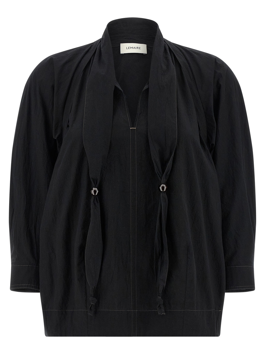 Lemaire Black Cotton Blouse