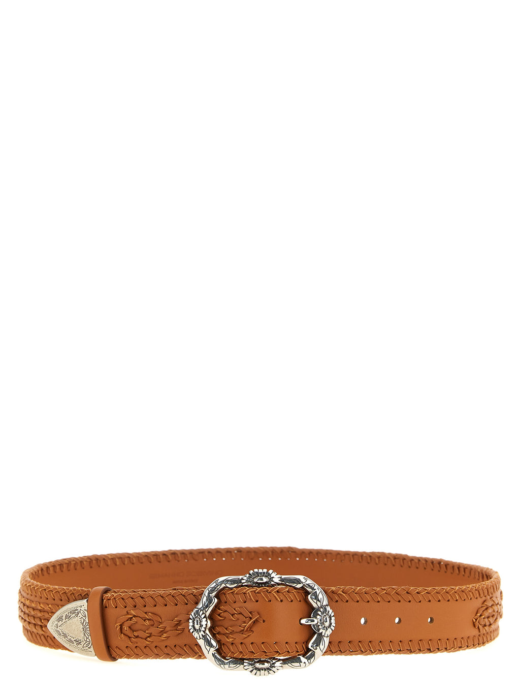 Ermanno Scervino Brown Calfskin Regular Belt