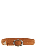 Ermanno Scervino Brown Calfskin Regular Belt