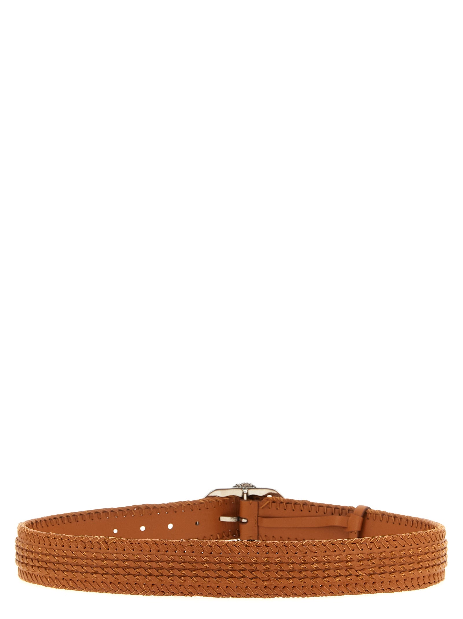 Ermanno Scervino Brown Calfskin Regular Belt