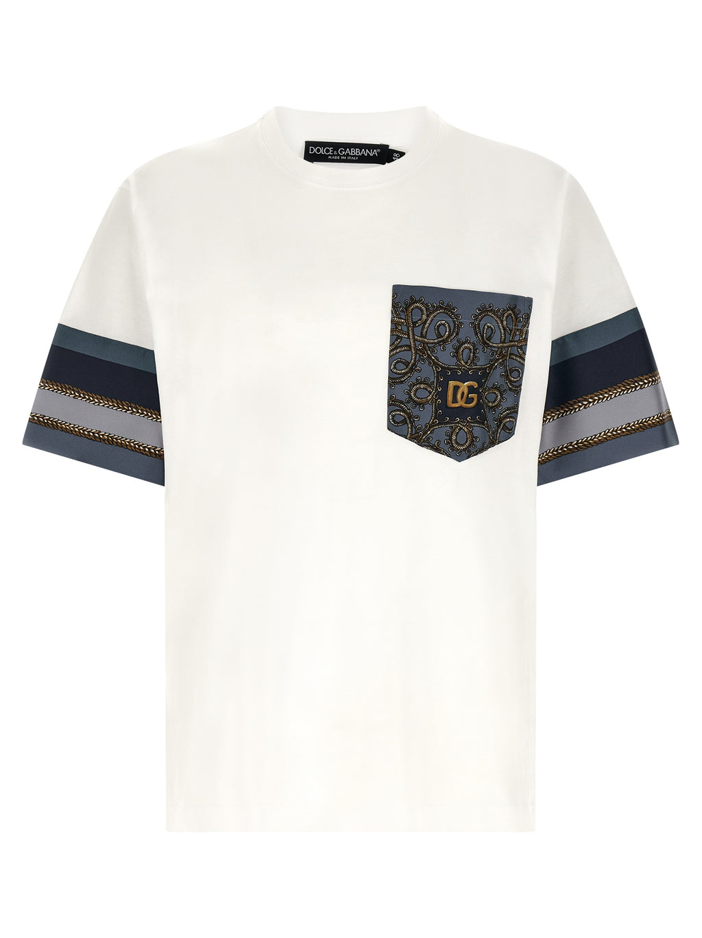 Dolce & Gabbana White Cotton T-Shirt