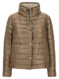 Herno Brown Polyamide Full-Length Jacket
