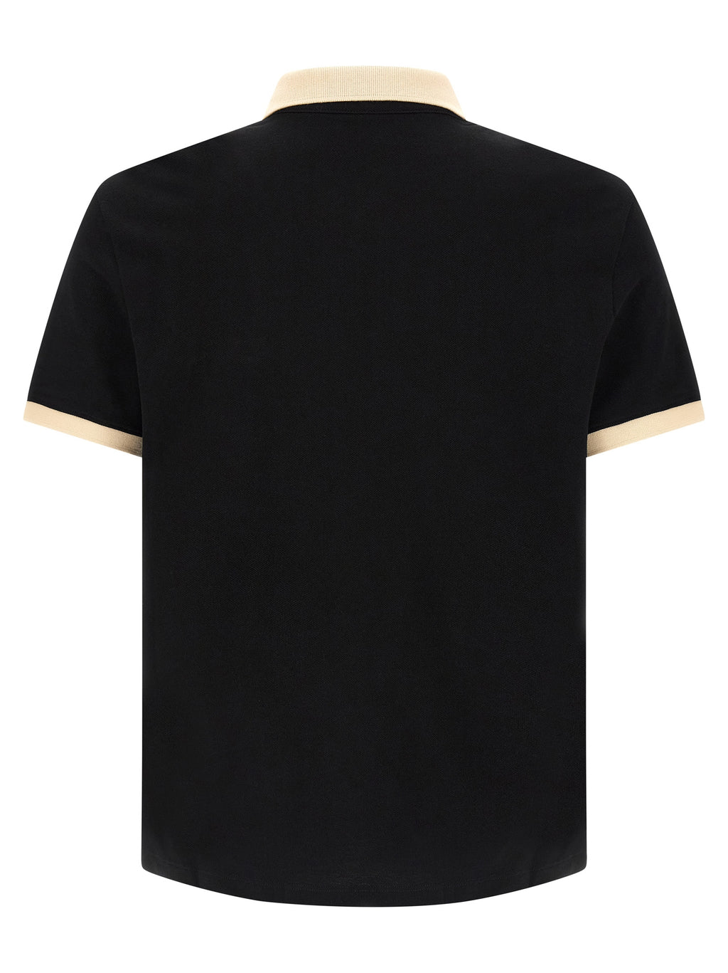 Valentino Garavani Black Cotton Polo Shirt