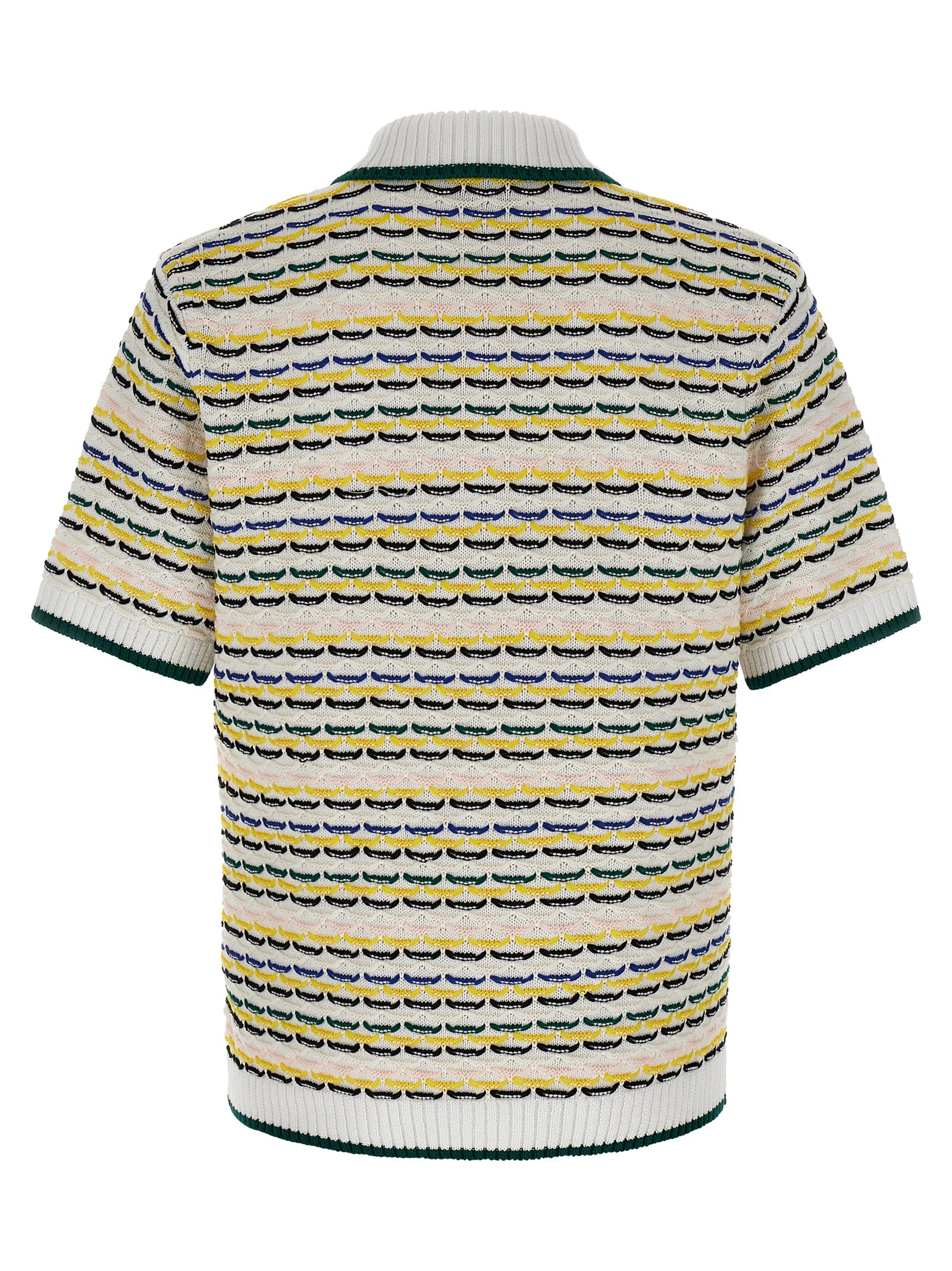Casablanca Multicolor Cotton Polo Shirt
