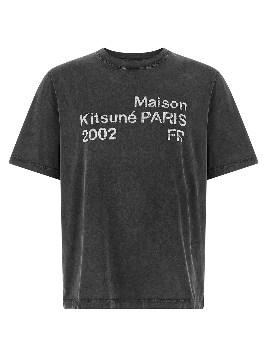 Maison Kitsuné Black Organic Cotton T-Shirt