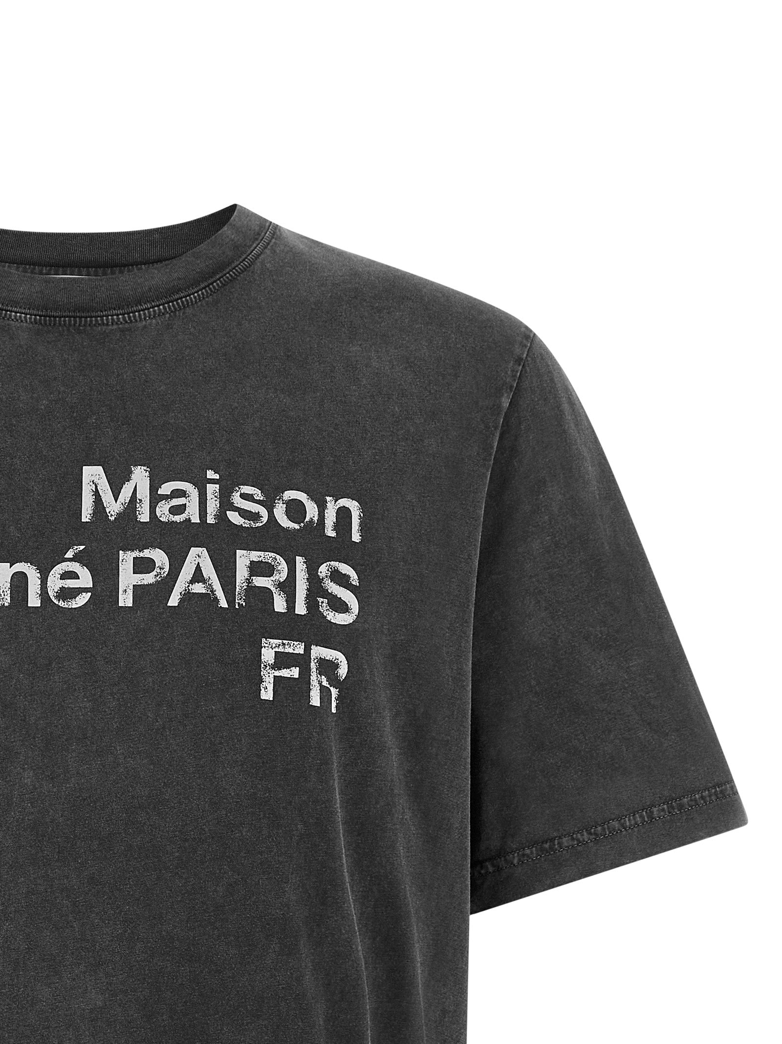 Maison Kitsuné Black Organic Cotton T-Shirt