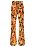 PINKO Orange Viscose Flared Pants