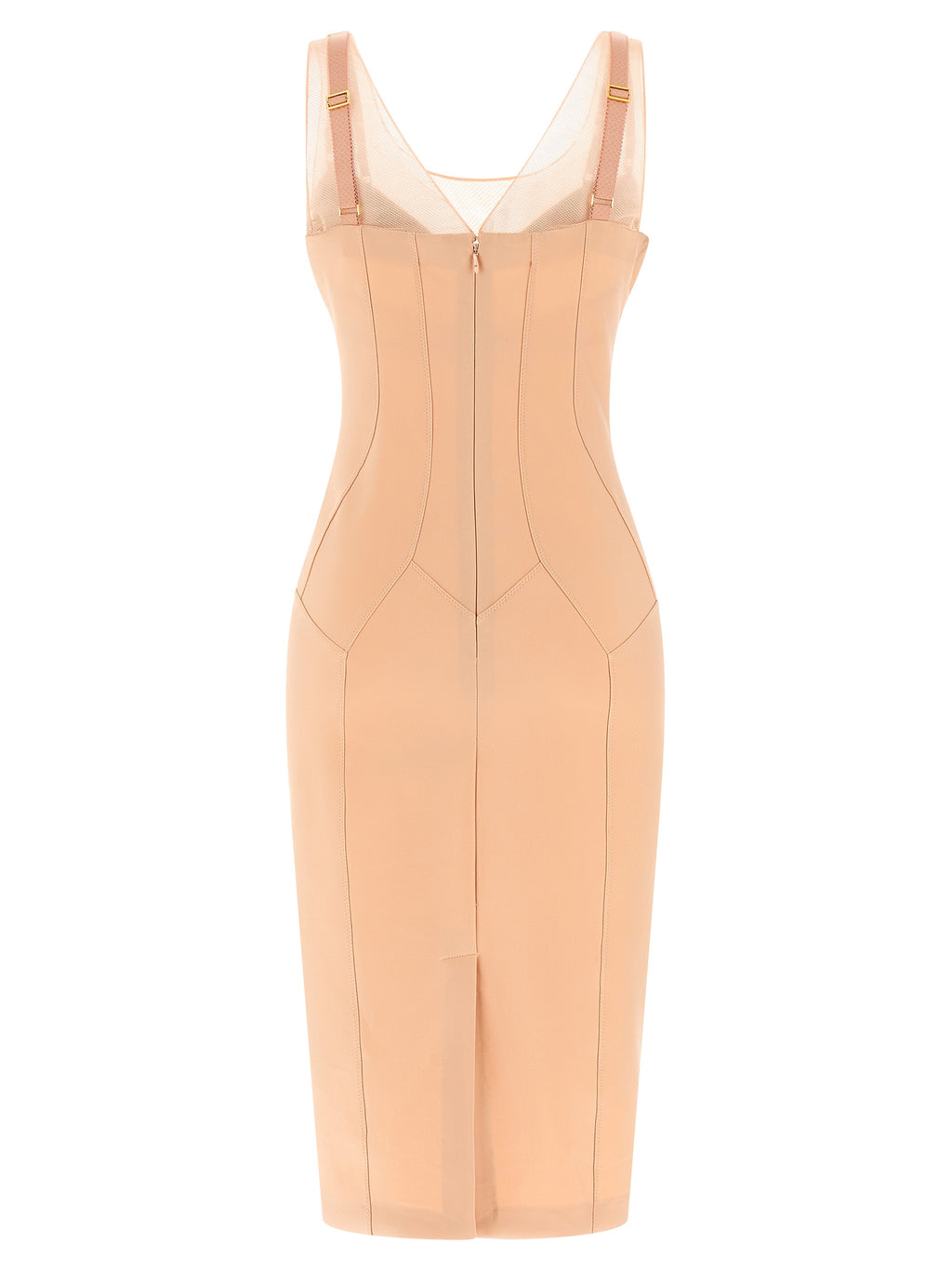 Elisabetta Franchi Multicolor Polyamide Midi Dress