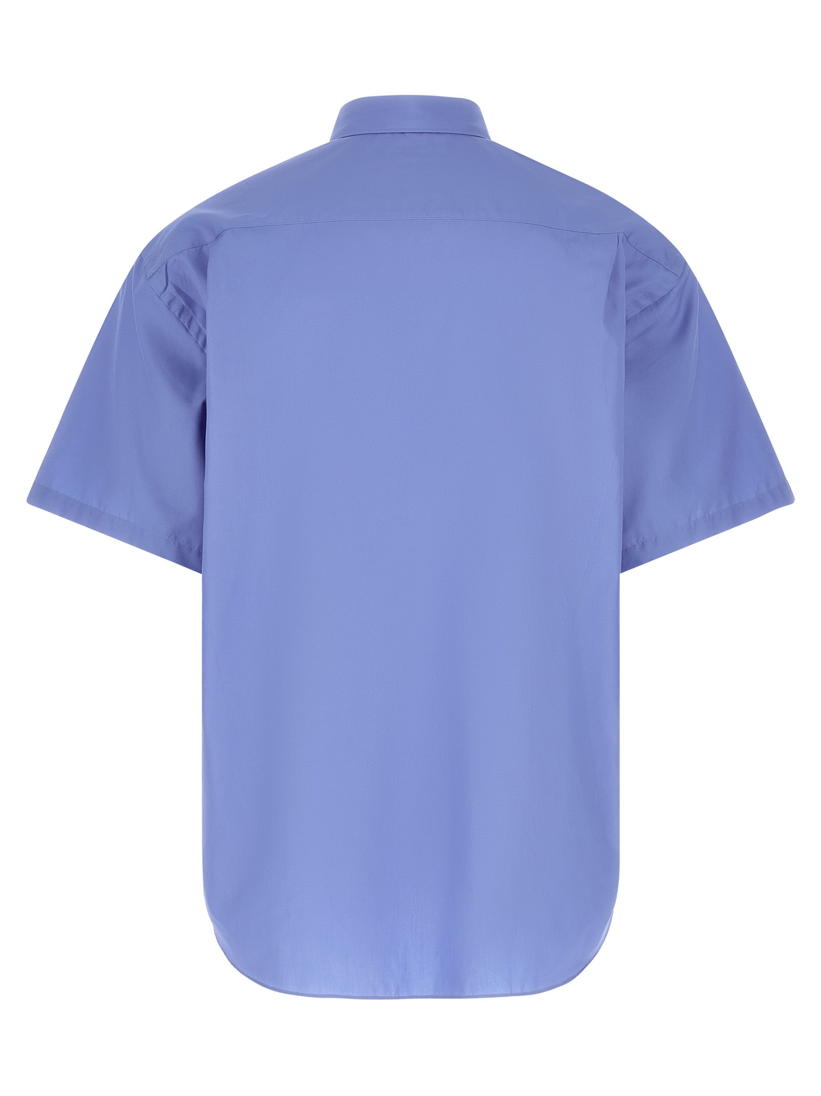 Comme Des Garçons Blue Cotton Blouse
