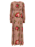 Dolce & Gabbana Multicolor Silk Long Dress