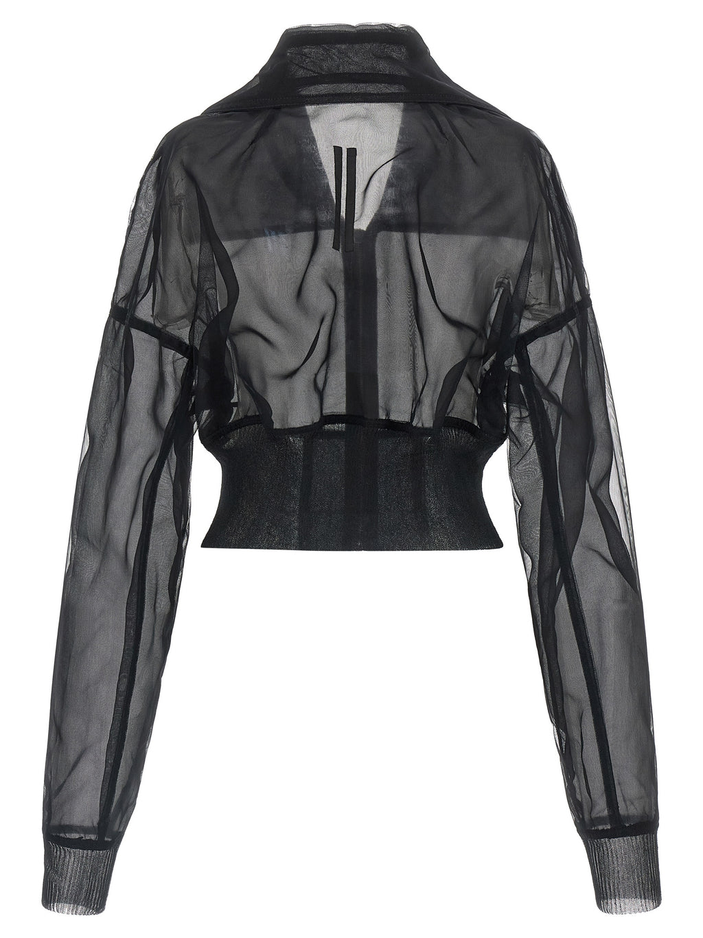 Rick Owens Black Nylon Bomber