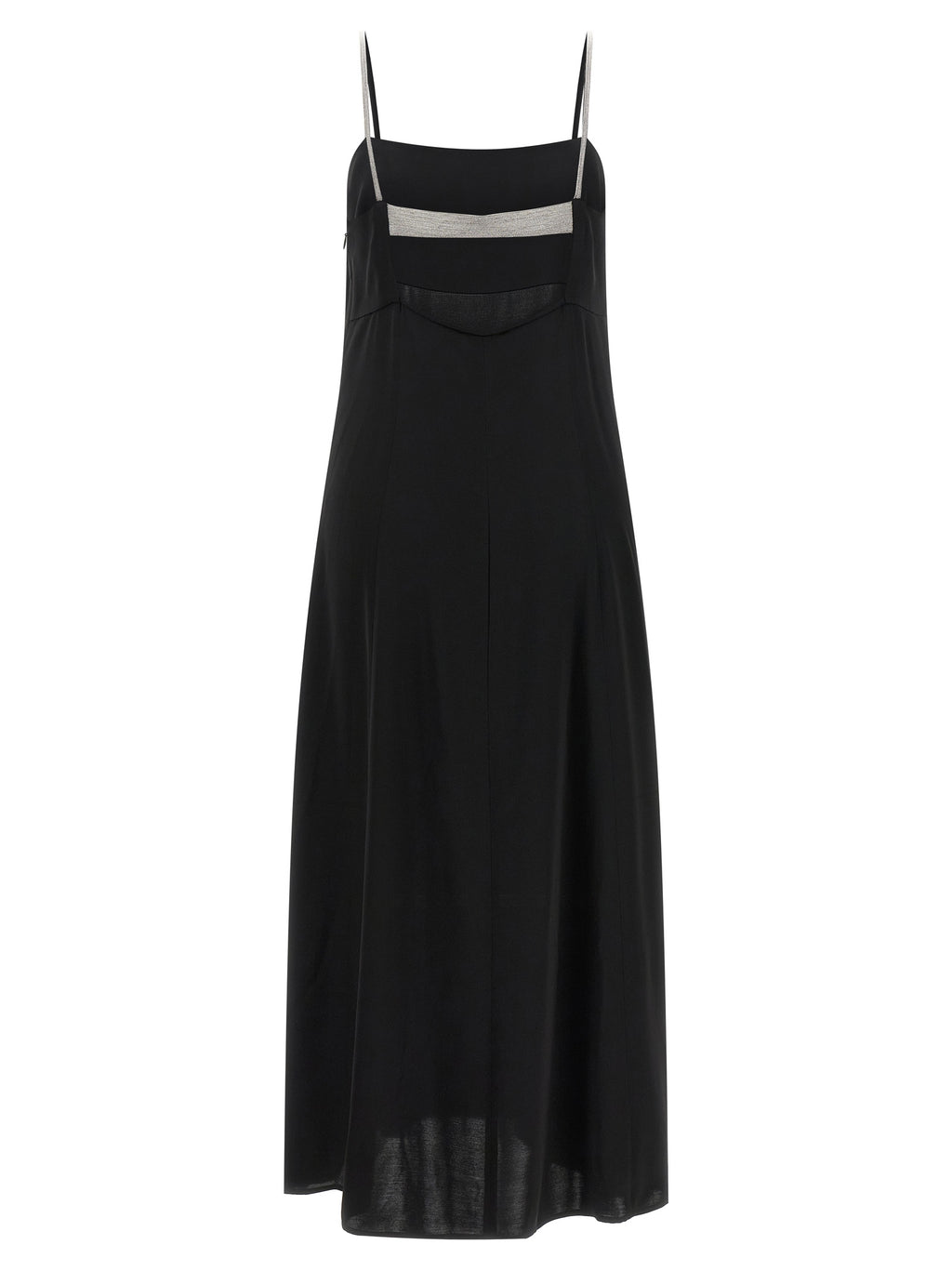 Peserico Black Viscose Long Dress