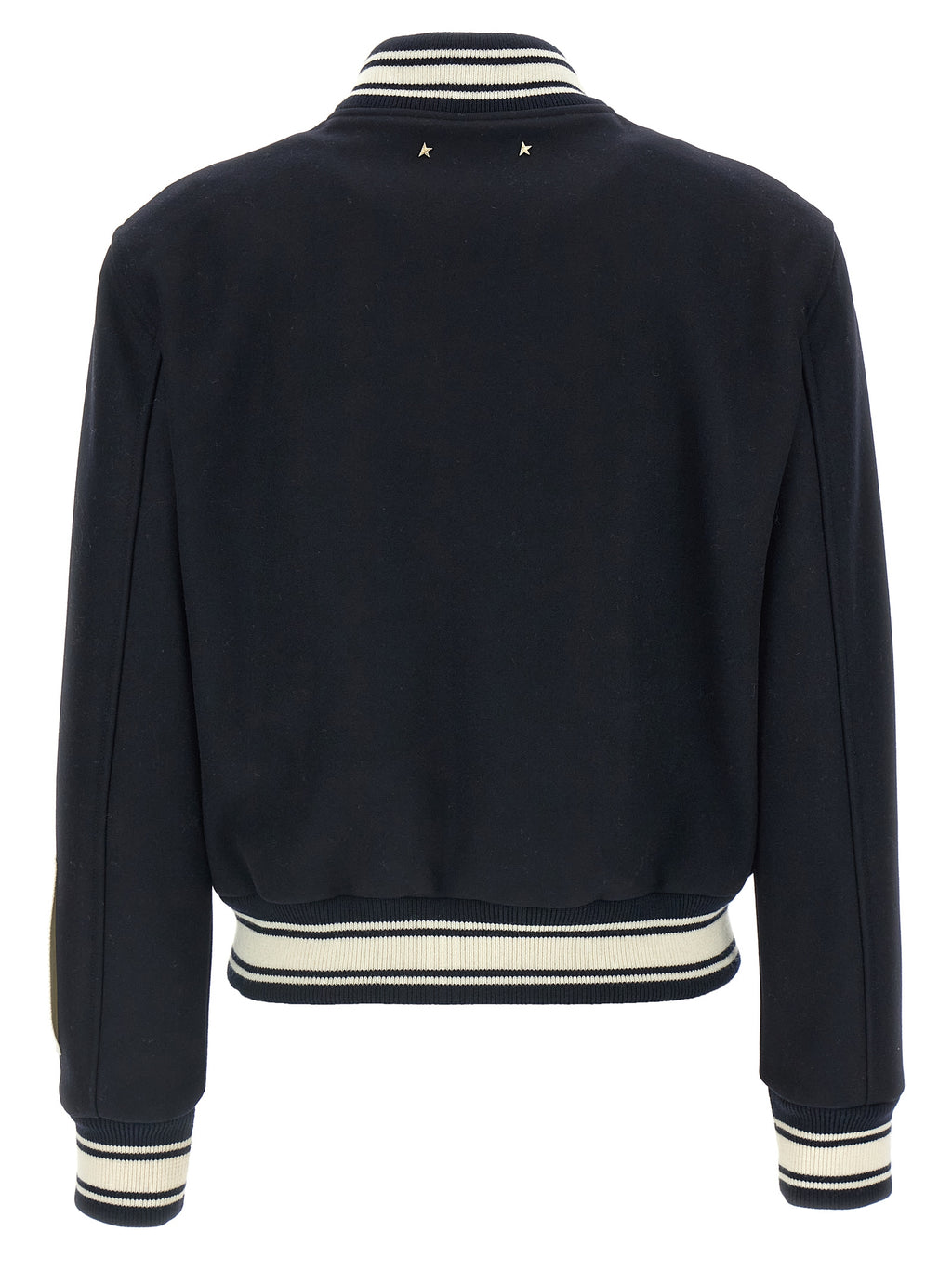 Golden Goose Blue Virgin Wool Bomber