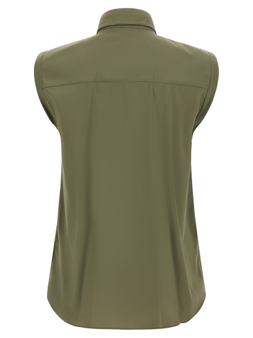 Brunello Cucinelli Bicolor-Baumwollbluse