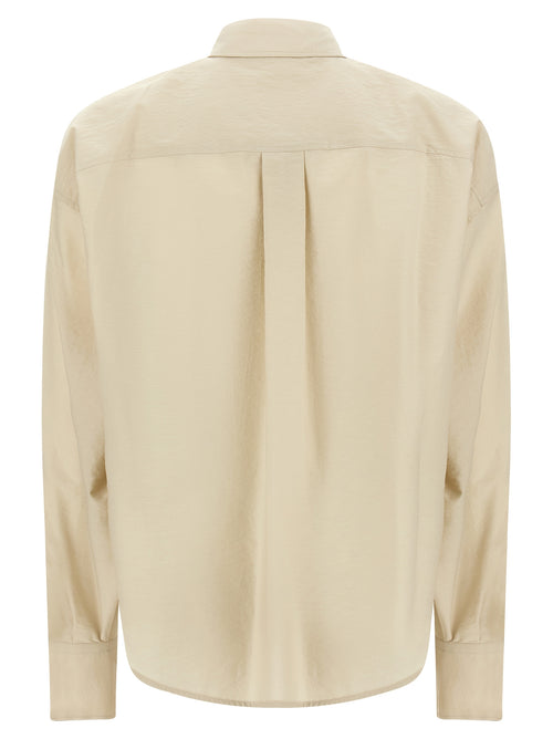 Brunello Cucinelli Beige Cotton Blouse