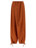 Marni Orange Cotton Casual Pants