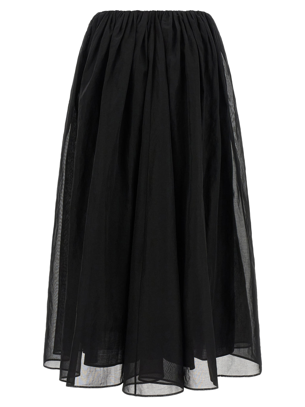 Brunello Cucinelli Black Cotton Mini Skirt