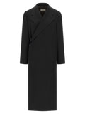 Lemaire Blue Wool Coat