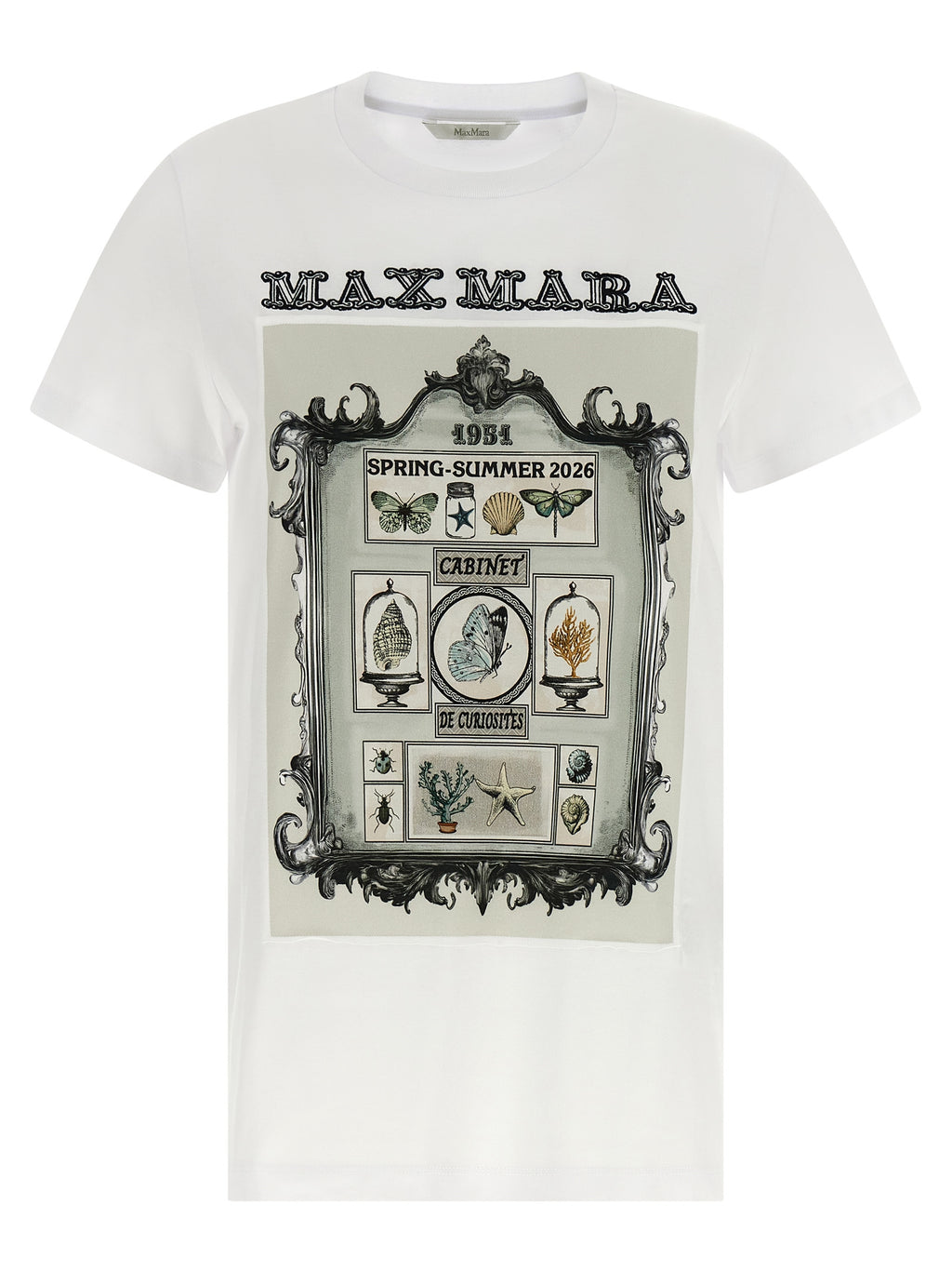 Max Mara White Cotton T-Shirt