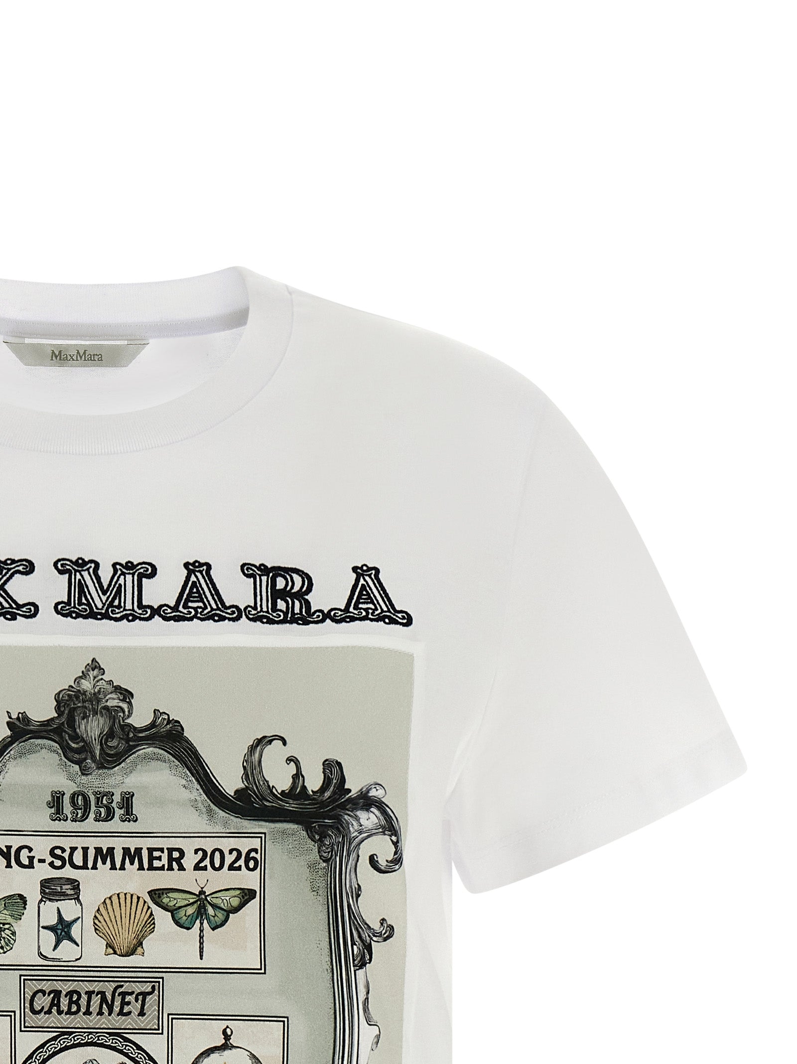 Max Mara White Cotton T-Shirt